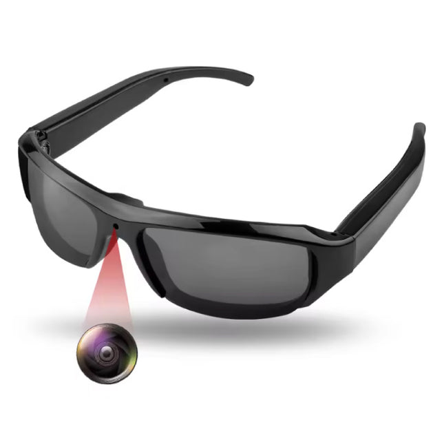 Zonnebril Camcorder - Camera DVR Video Recorder Glasses HD 1080p  - Zwart