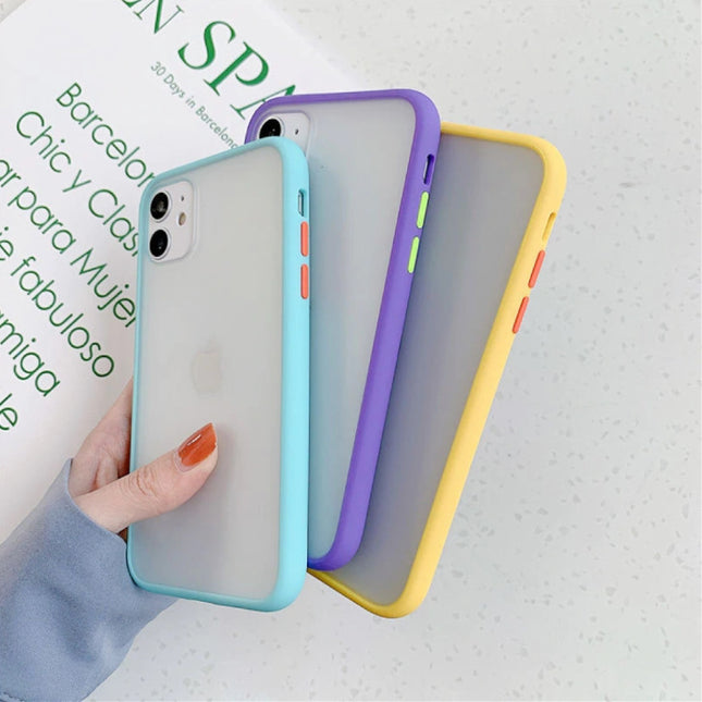 iPhone 11 Bumper Hoesje Case Cover Silicone TPU Anti-Shock Rood