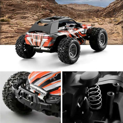 Mini RC Off-Road Auto met Afstandsbediening - Hoge Snelheid Drift Stuntcar op 1:32 Schaal Oranje