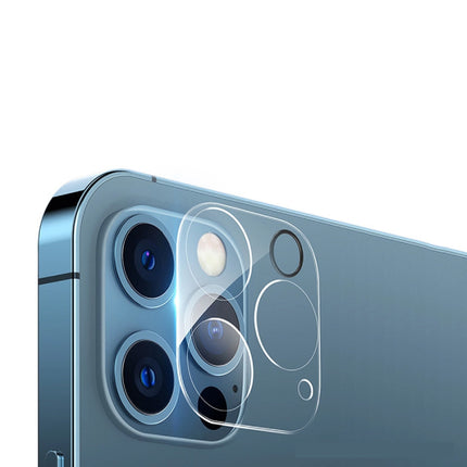 3-Pack iPhone 12 Pro Tempered Glass Camera Lens Cover - Shockproof Case Bescherming