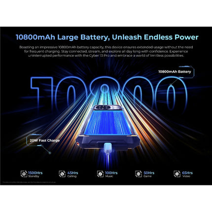 Cyber 13 Pro Smartphone Oranje - Android 13 - 20 GB RAM - 256 GB Opslag - 64MP Camera - 10800mAh Batterij