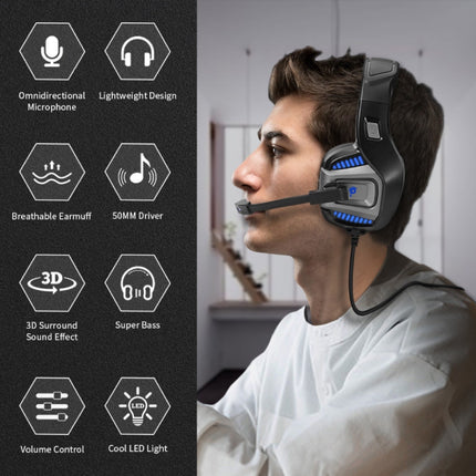 S01 Draadloze Gaming Koptelefoon met Omnidirectionele Mic - Voor PS4/PS5 - Headset Headphones met Microfoon Zwart