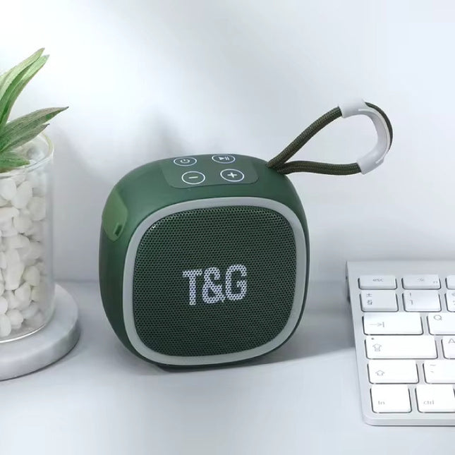 TG659 Draadloze Luidspreker - Bluetooth 5.3 Soundbar HiFi TF Radio - Groen