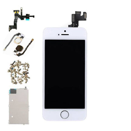iPhone 5S Voorgemonteerd Scherm (Touchscreen + LCD + Onderdelen) AAA+ Kwaliteit - Wit