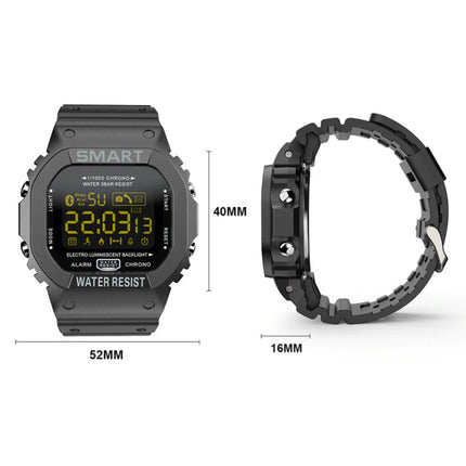 MK22 Waterdichte Sport Smartwatch Fitness Activity Tracker Smartphone Horloge iOS Android iPhone Samsung Huawei Zwart