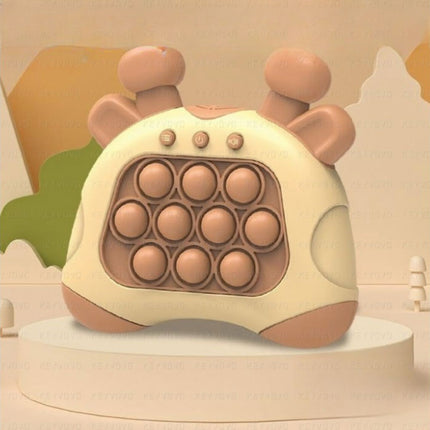 Pop It Spel - Fidget Toy Controller - Quick Push Anti Stress Motoriek Speelgoed Bruin