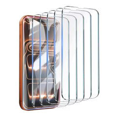 5-Pack iPhone 17 Pro Max Screen Protector - Tempered Clear Glass Film 