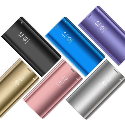 Xiaomi Redmi 6 Smart Spiegel Flip Case Cover Hoesje Zwart