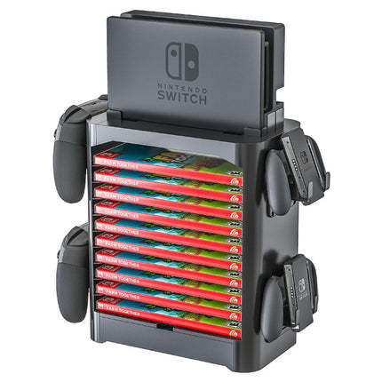 Multifunctionele Standaard voor Nintendo Switch Console en Games - NS  Controller Stand Game Houder Zwart
