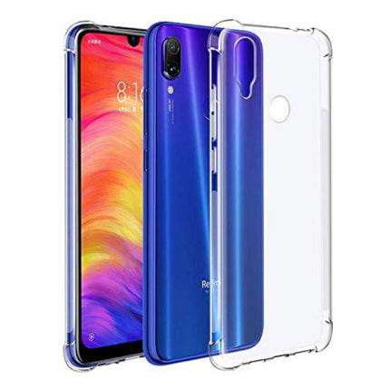 Xiaomi Redmi Note 7 Pro Transparant Bumper Hoesje - Clear Case Cover Silicone TPU Anti-Shock