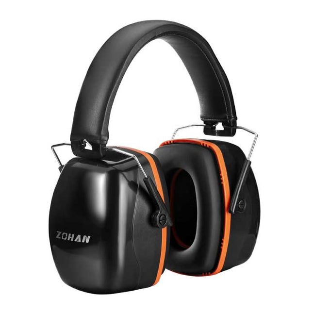 Geluidswerende Veiligheidsoorkappen Earmuffs - 28dB NRR / Geluid Isolatie / Verstelbaar / Drop-Proof Behuizing  - Oranje