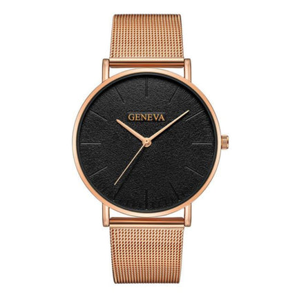 Luxe Dames Horloge - Anoloog Uurwerk Mesh Bandje voor Vrouwen