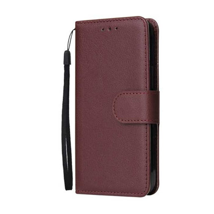 iPhone 6 Flip Case Portefeuille PU Leer - Wallet Cover Hoesje Wijn Rood