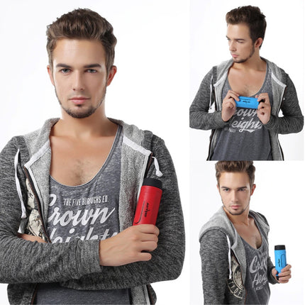 S1 Draadloze Luidspreker met Zaklamp voor Fiets - Soundbar Wireless Bluetooth 5.0 Speaker Box Blauw