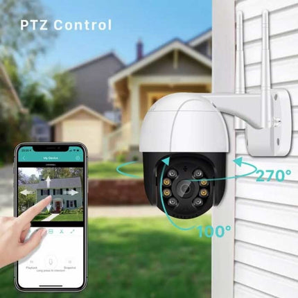 Beveiligings Camera met Microfoon - WiFi CCTV Intercom Smart Home Security Alarm 