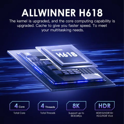 H20 Plus TV Box - Android Kodi Home Mediaspeler - 2GB RAM - 16GB Opslagruimte