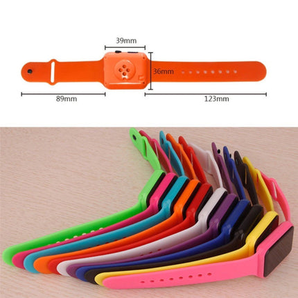 Digitaal Horloge Polsband - Silicoon Bandje LED Scherm Sport Fitness - Roze
