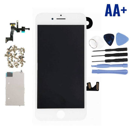 iPhone 7 Voorgemonteerd Scherm (Touchscreen + LCD + Onderdelen) AA+ Kwaliteit - Wit + Gereedschap