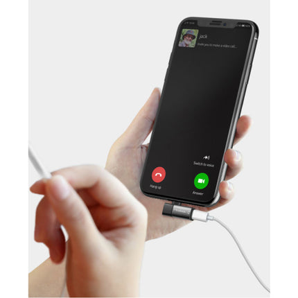 iPhone Lightning Oplader & AUX Splitter - Headphone Audio Splitter Adapter Zwart