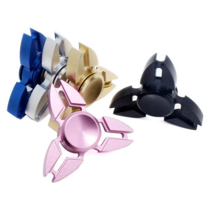 Falcon Tri Fidget Hand Spinner Anti Stress Draaier Toy Zwart