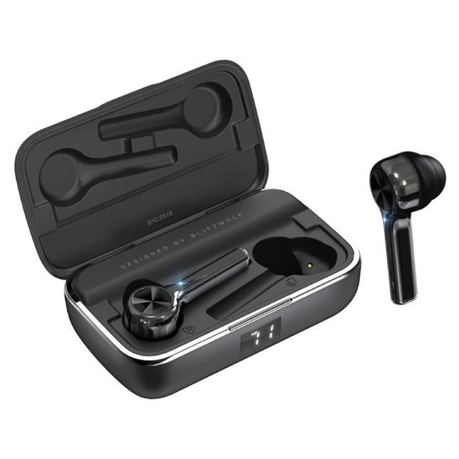 BW-FYE6 Draadloze Oordopjes - TWS Sport Oortjes True Touch Control Oordopjes Bluetooth 5.0 Wireless Buds Earphones Oortelefoon Zwart
