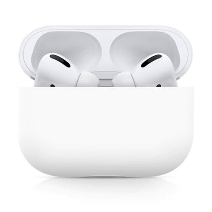 Flexibel Hoesje voor AirPods Pro - Silicone Skin AirPod Case Cover Soepel - Wit