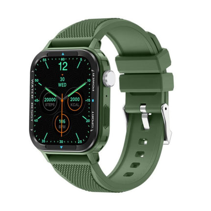 M41 Smartwatch Siliconen Bandje Fitness Sport Activity Tracker Horloge Android iOS Groen