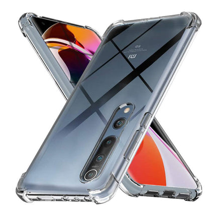 Xiaomi Mi 10T Transparant Bumper Hoesje - Clear Case Cover Silicone TPU Anti-Shock