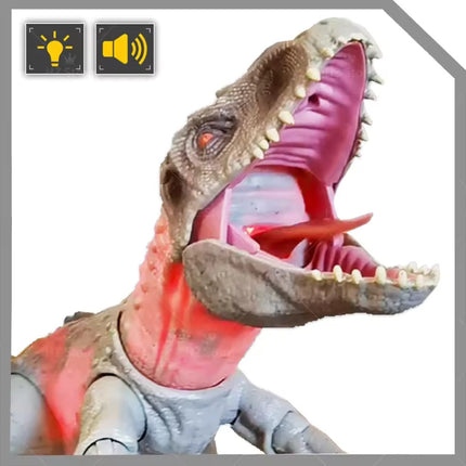 Dinosaurus (Indominus Rex) - Elektrisch Bewegend Speelgoed Dino Robot - Wit