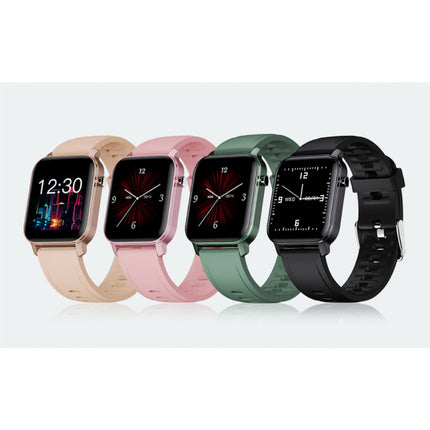 Fitness Activity Tracker Smartwatch Sport Smartband Smartphone Horloge iOS / Android Goud