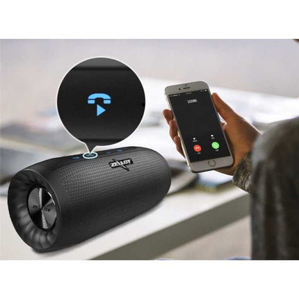 Zealot S16 Bluetooth 4.2 Soundbox Draadloze Luidspreker Externe Powerbank Wireless Speaker Zwart