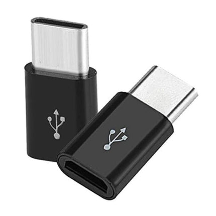 Micro-USB naar USB-C Adapter Converter - High Speed - Zwart