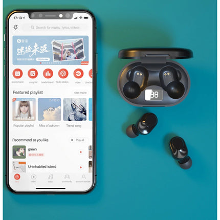 XT91 Draadloze Oortjes - True Touch Control TWS Oordopjes Bluetooth 5.0  Wireless Buds Earphones Oortelefoon Wit