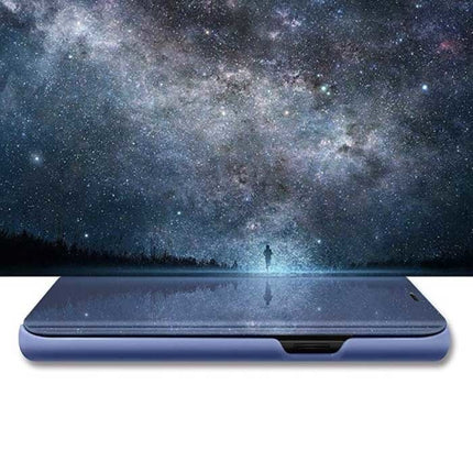 Oppo A74 (4G) Smart Spiegel Flip Case Cover Hoesje Zwart