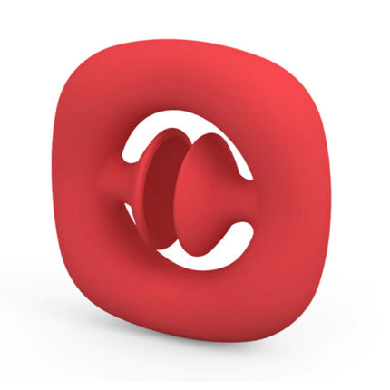 Pop It Snapper - Fidget Anti Stress Speelgoed Bubble Toy Siliconen Rood