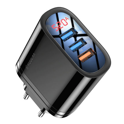 USB Stekkerlader - Quick Charge 3.0 Muur Oplader Wallcharger AC Thuislader Adapter Zwart