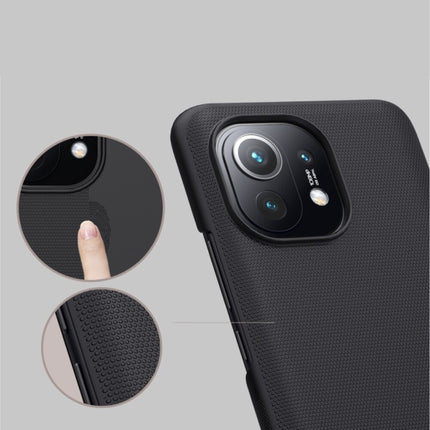 Xiaomi Mi 11 Frosted Shield Hoesje - Shockproof Case Cover Cas Blauw
