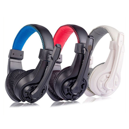 G1 Koptelefoon met Microfoon Headphones Stereo Gaming voor PlayStation 4 Wit