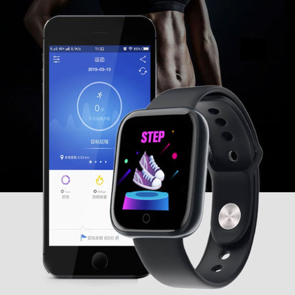 D20 Pro Smartwatch Siliconen Bandje Health Monitor / Activity Tracker Horloge Android iOS Wit