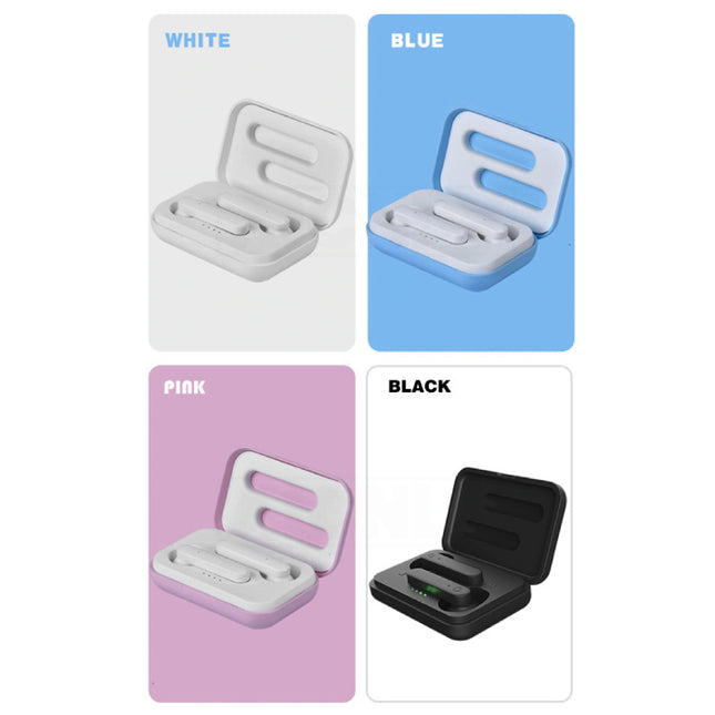 X12 TWS Draadloze Oortjes Bluetooth 5.0 Ear Wireless Buds Earphones Earbuds Oortelefoon Wit