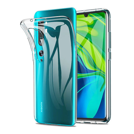 Xiaomi Mi CC9 Pro Transparant Hoesje - Clear Case Cover Silicone TPU