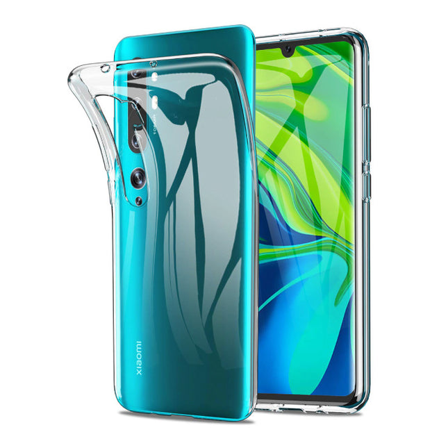 Xiaomi Mi CC9 Pro Transparant Hoesje - Clear Case Cover Silicone TPU