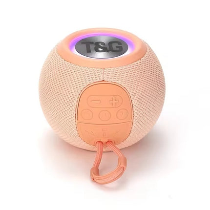 TG337 Draadloze Luidspreker - 1200mAh Batterij - Bluetooth 5.3 Subwoofer HiFi TF Radio - Roze