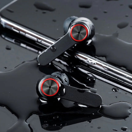 HT78 Draadloze Oortjes met Opbergtasje en Ingebouwde Microfoon - Touch Control ANC Oordopjes TWS Bluetooth 5.0 Earphones Earbuds Oortelefoon Zwart