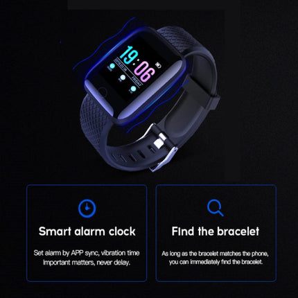 Sports Smartwatch BIONIC D13 Fitness Sport Activity Tracker Smartphone Horloge iOS Android iPhone Samsung Huawei Zwart