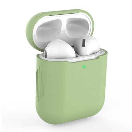 Flexibel Hoesje voor AirPods 1 / 2 - Silicone Skin AirPod Case Cover Soepel - Groen