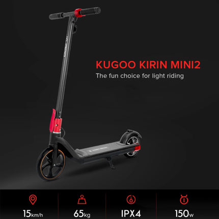 Kirin Mini 2 Elektrische Smart E Step Scooter voor Kinderen Off-Road - 150W - 15 km/u - 6Ah Batterij - 8.5 inch Wielen