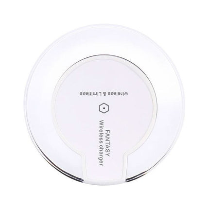 Qi Fantasy Universele Draadloze Oplader 5V - 1.5A Wireless Charging Pad Wit