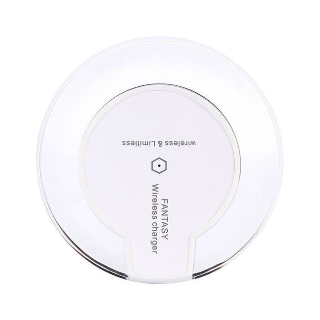 Qi Fantasy Universele Draadloze Oplader 5V - 1.5A Wireless Charging Pad Wit
