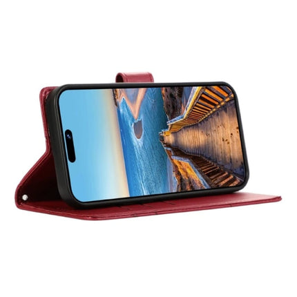 iPhone X Flip Case Portefeuille - Wallet Cover Leer Hoesje - Groen
